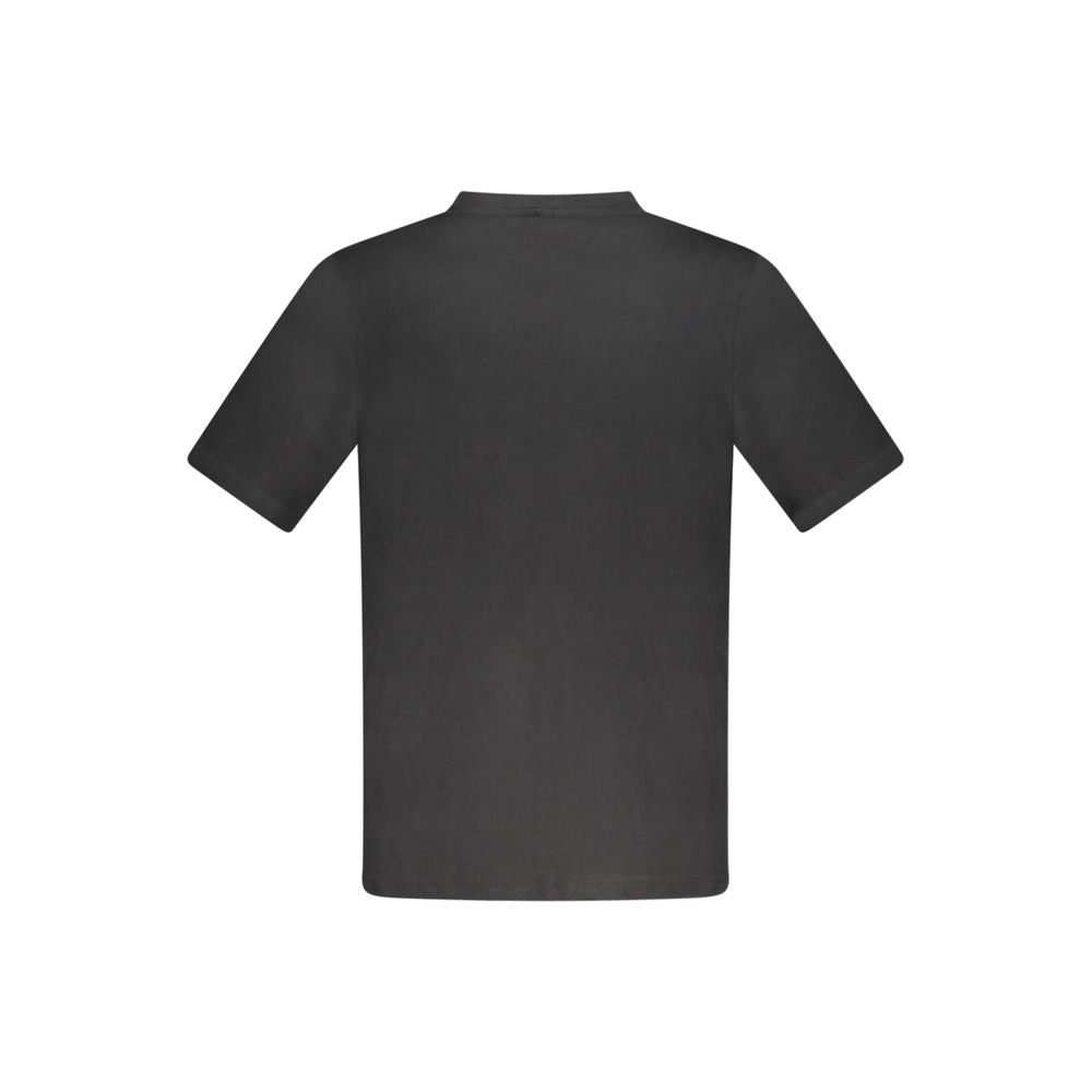 Kappa sort bomulds-T-shirt til mænd