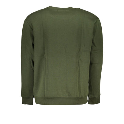 Cavalli Class Chic Grøn Broderet Rund Hals Sweater