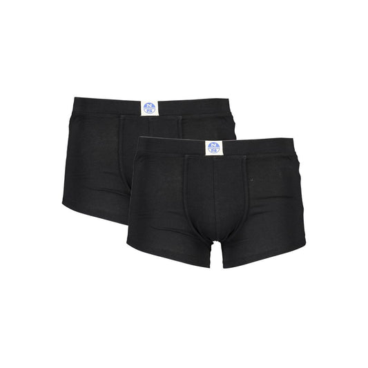 North Sails sorte bomuldsboksershorts til mænd