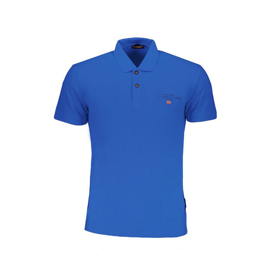 Napapijri blå bomuld poloshirt