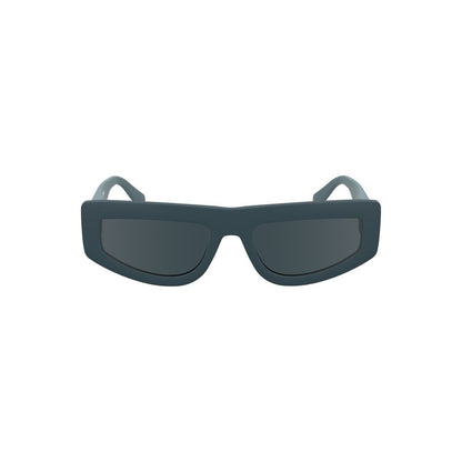 Calvin Klein Blue Bio-Based Fabric Women Sunglass