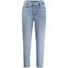 Calvin Klein Blue Cotton Women Jean