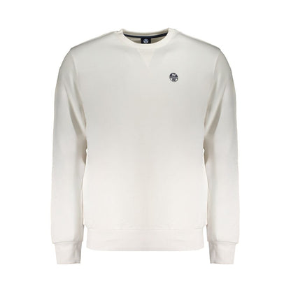 North Sails White Cotton Men Sweater