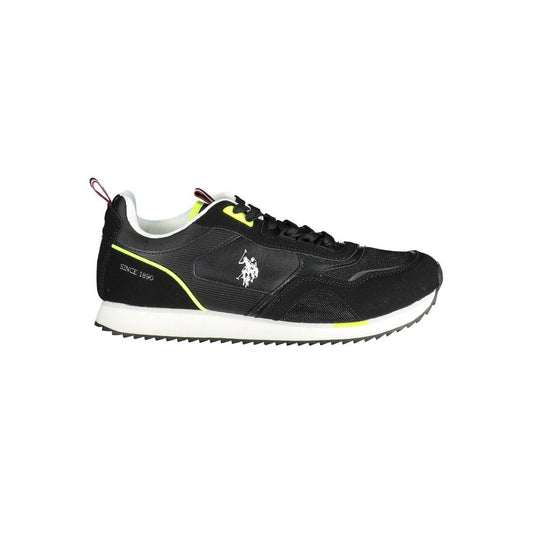 U.S. POLO ASSN. Black Polyester Sneaker