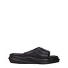 Alyx Black Leather Slippers Sandals