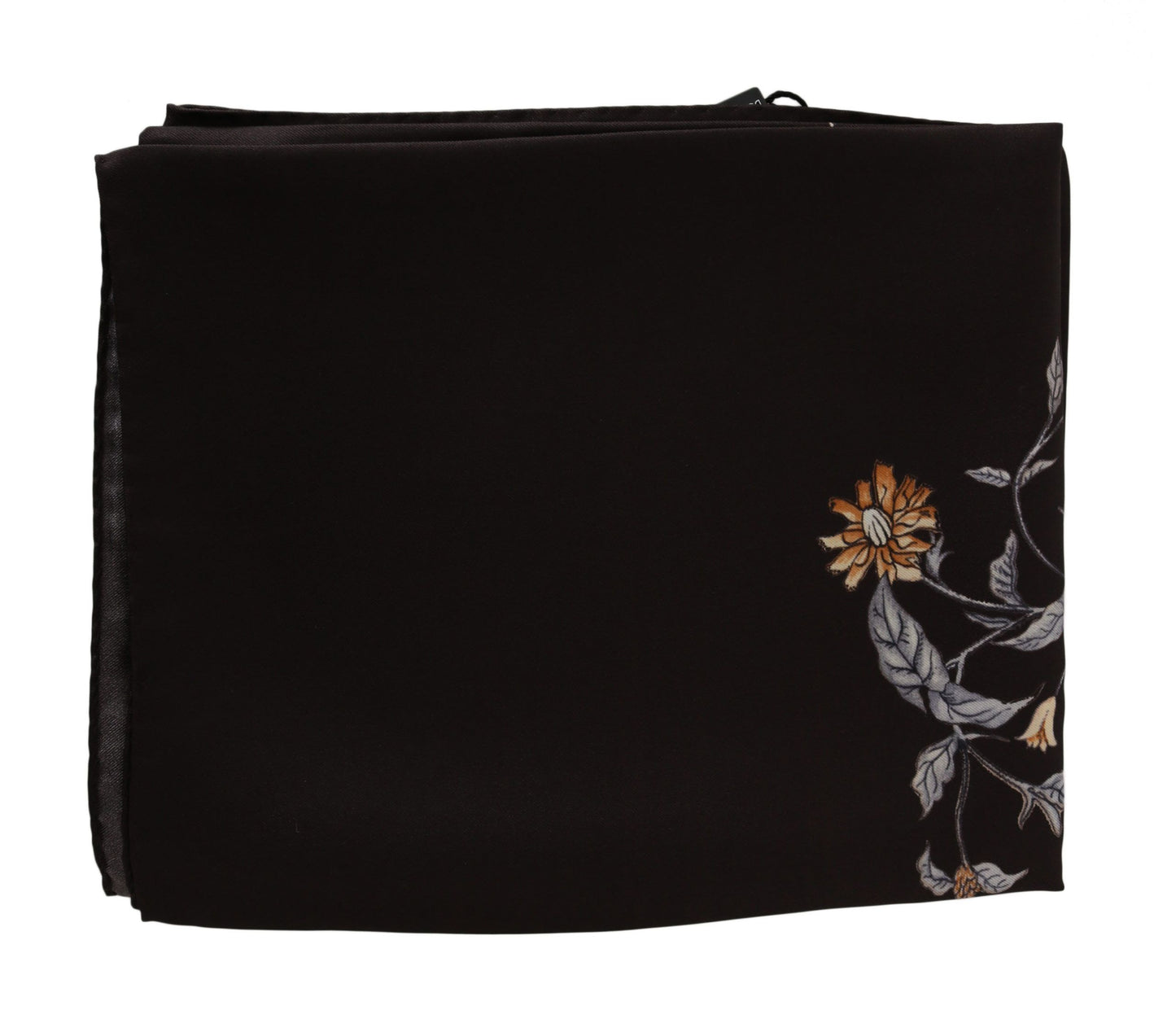 Dolce &amp; Gabbana Elegant silketørklæde wrap i Luxe Brown