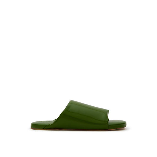 Bottega Veneta Grønne Lædersko