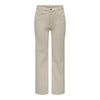 Only Beige Cotton Relaxed Fit Jean