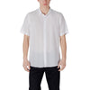 Antony Morato White Lyocell Shortsleeve