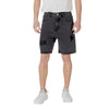 Gianni Lupo Black Cotton Bermuda