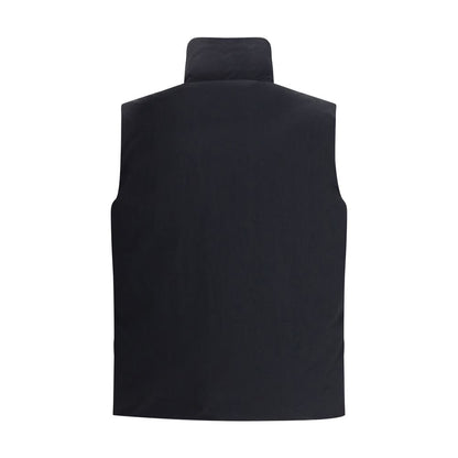 LAMINAR Padded and Quilted sleeveless Jacket