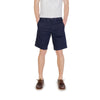 Borghese Blue Cotton Bermuda