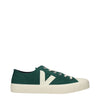 Veja Green Fabric Low Tops