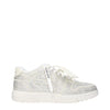 Off-White Beige Leather Low Tops