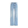 Saint Laurent NICO low-rise jeans in Bahamas denim