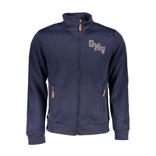 Gianmarco Venturi Blue Cotton Sweatshirt