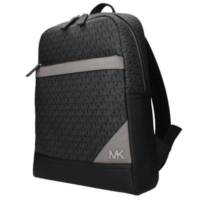 Michael Kors Black Fabric Backpacks