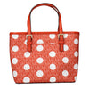 Michael Kors Orange Fabric Backpacks