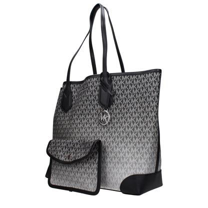 Michael Kors Black Fabric Shoulder Bags