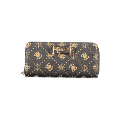 Guess Jeans Brown Polyethylene Wallet