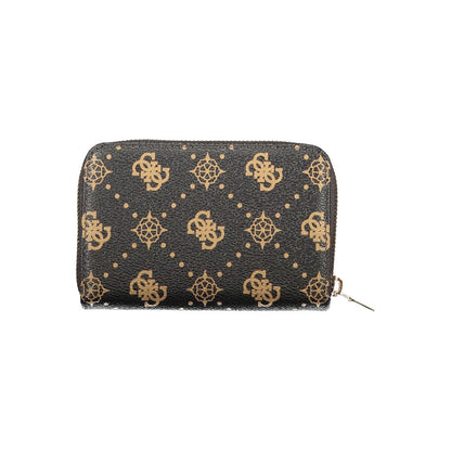 Guess Jeans Brown Polyethylene Wallet